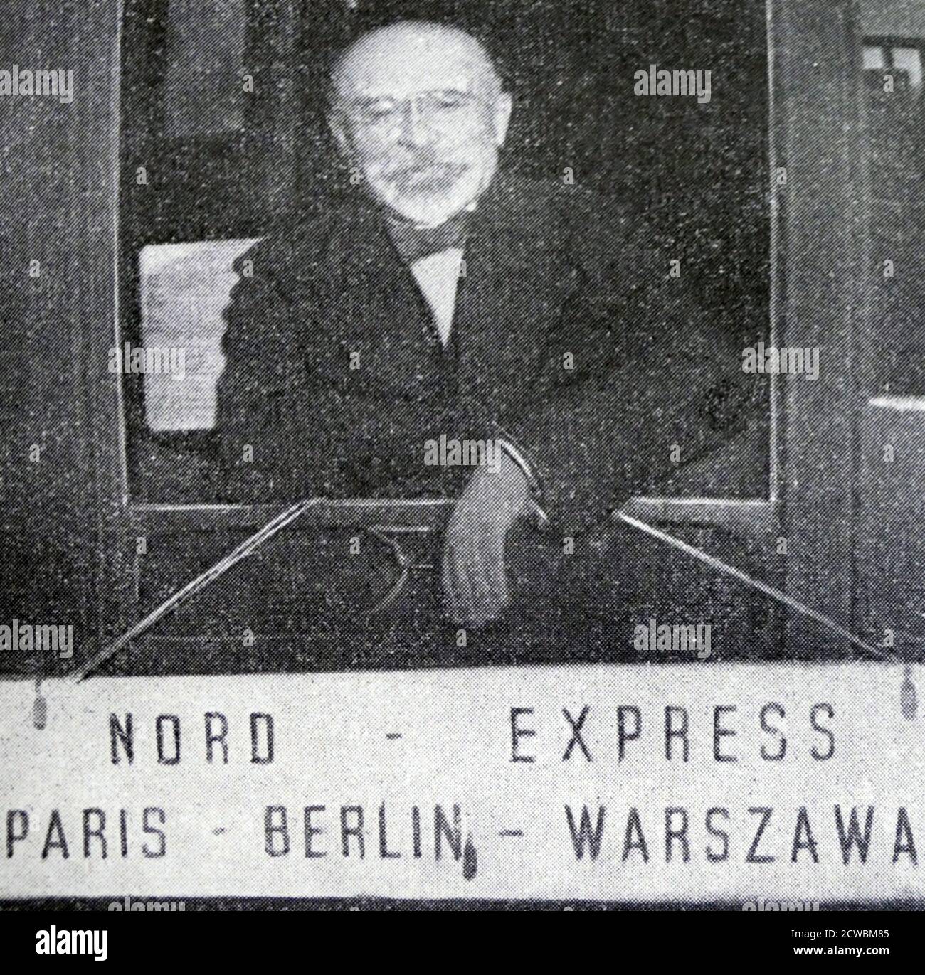 Photo en noir et blanc de Kurt von Schuschnigg (1897-1977), chancelier autrichien, après avoir succédé à Dollfuss. Banque D'Images