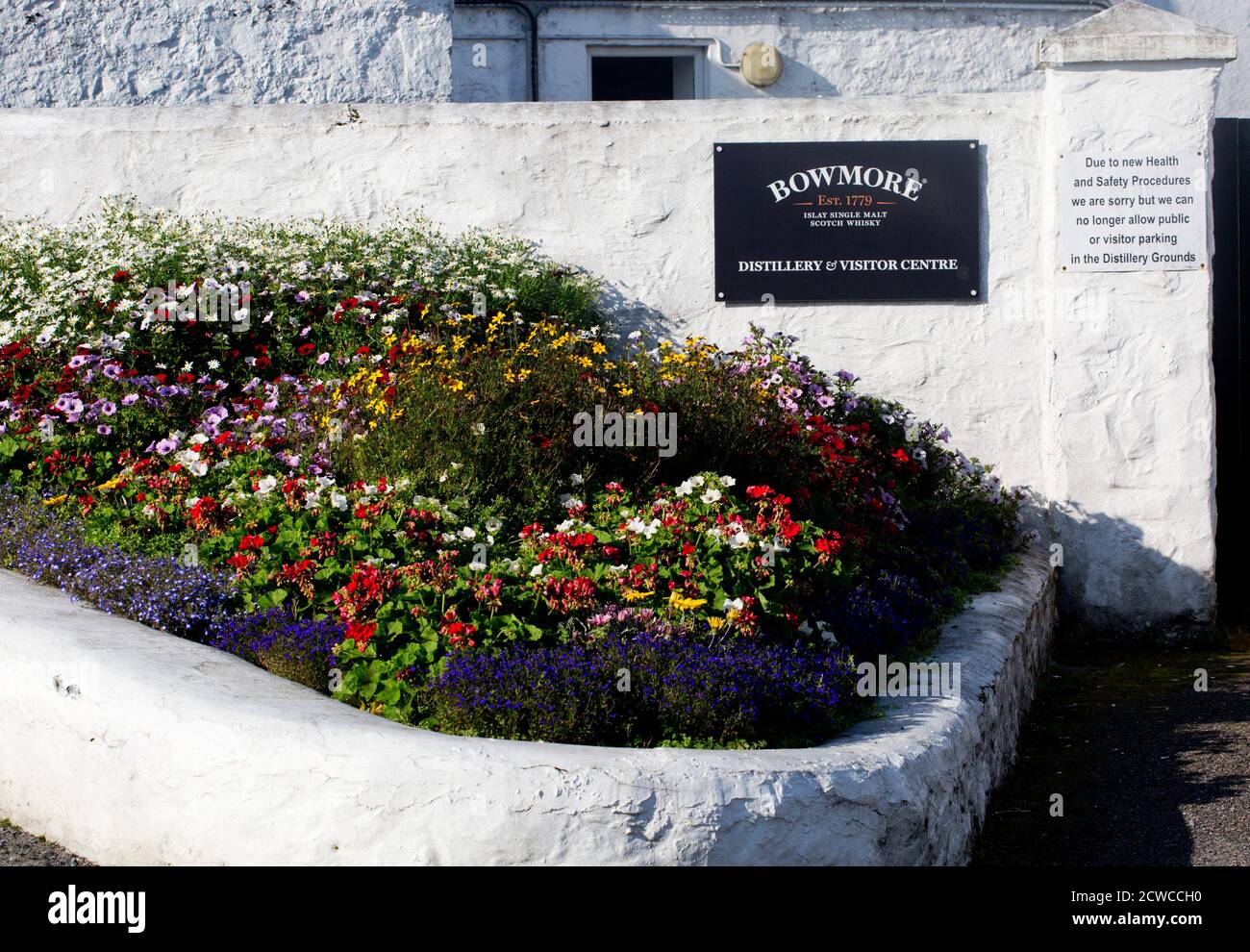 Distillerie de whisky Bowmore, Islay, Écosse Banque D'Images