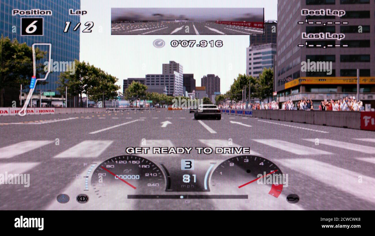 Gran Turismo 4 - Sony PlayStation 2 PS2 - Editorial à utiliser uniquement Banque D'Images