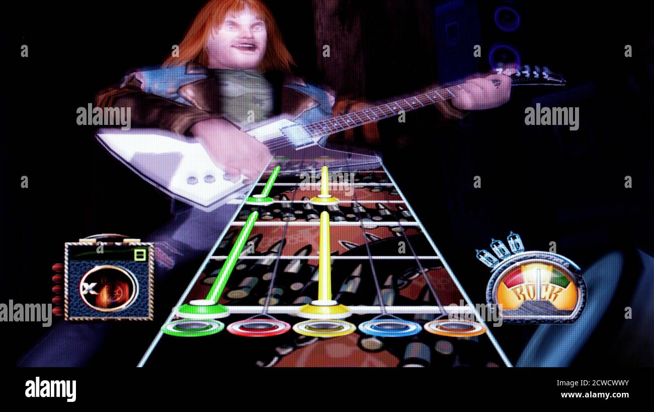 Guitar Hero Aerosmith - Sony PlayStation 2 PS2 - Editorial à utiliser  uniquement Photo Stock - Alamy
