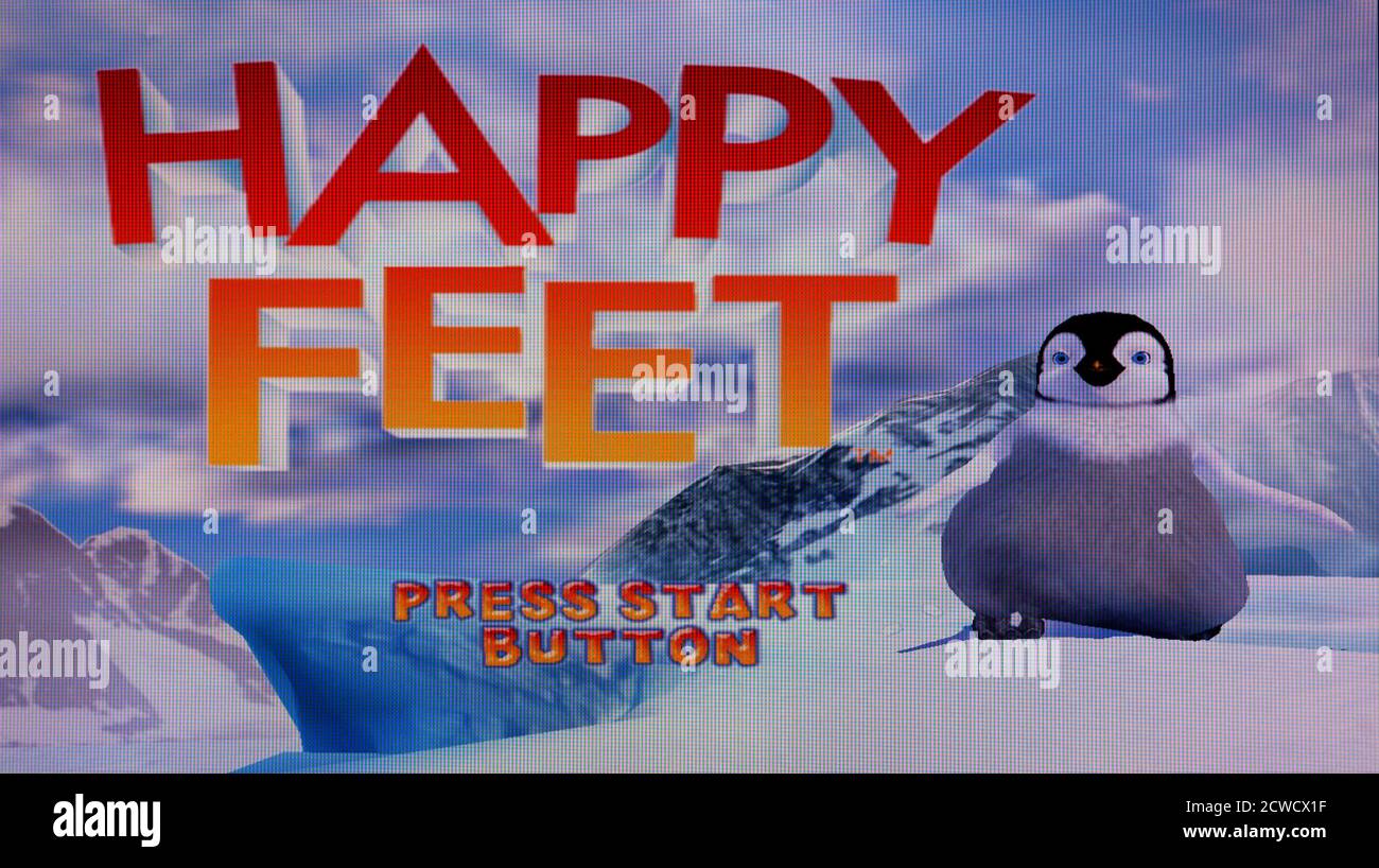 Happy Feet - Sony PlayStation 2 PS2 - usage éditorial uniquement Banque D'Images