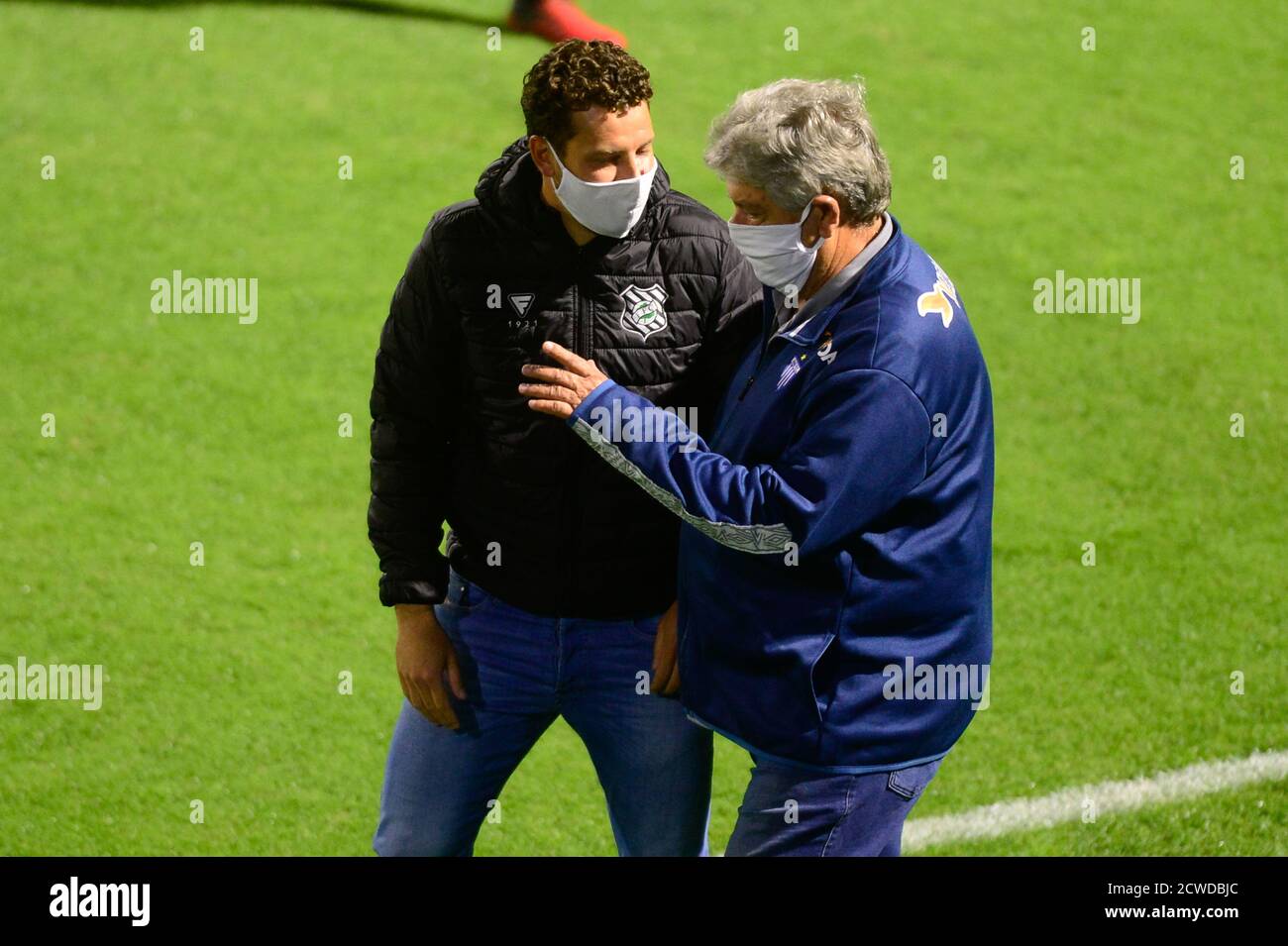 Florianópolis (SC), 29/09/2020 - Campeonato Brasileiro Serie B 2020 / Futebol - Clássico Catarinense entre Avaí X Figueirense válido Pela décima segun Banque D'Images