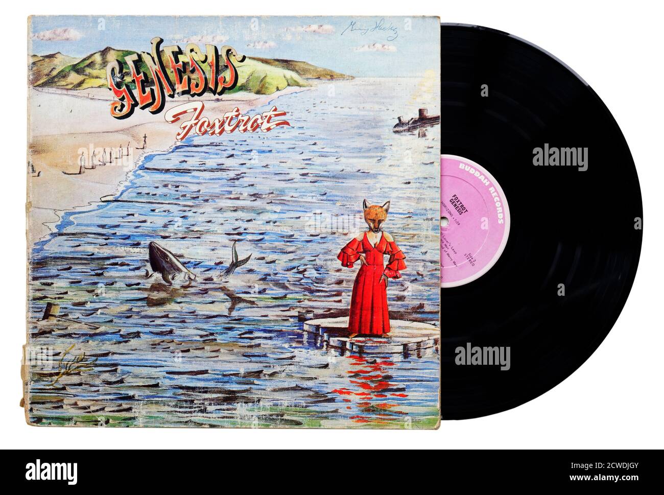 Album Foxtrot de Genesis Banque D'Images