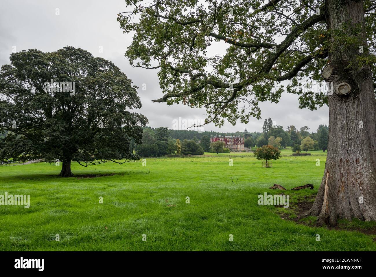 Bolton Hall, une maison de campagne près de Preston-sous-Scar, Richmondshire, North Yorkshire, Angleterre, Wensleydale. Banque D'Images