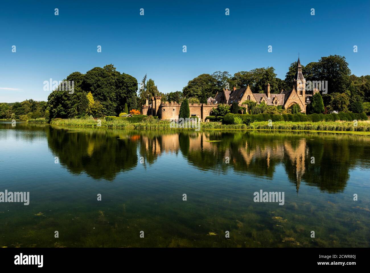 The fort, Newstead Abbey, Notinghamshire, Angleterre, Royaume-Uni Banque D'Images