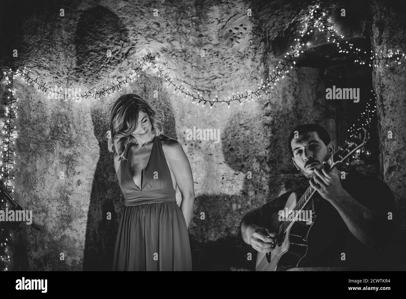 Vlatos Jazz World Music Festival 2020 tenu à Creta, Grèce Banque D'Images