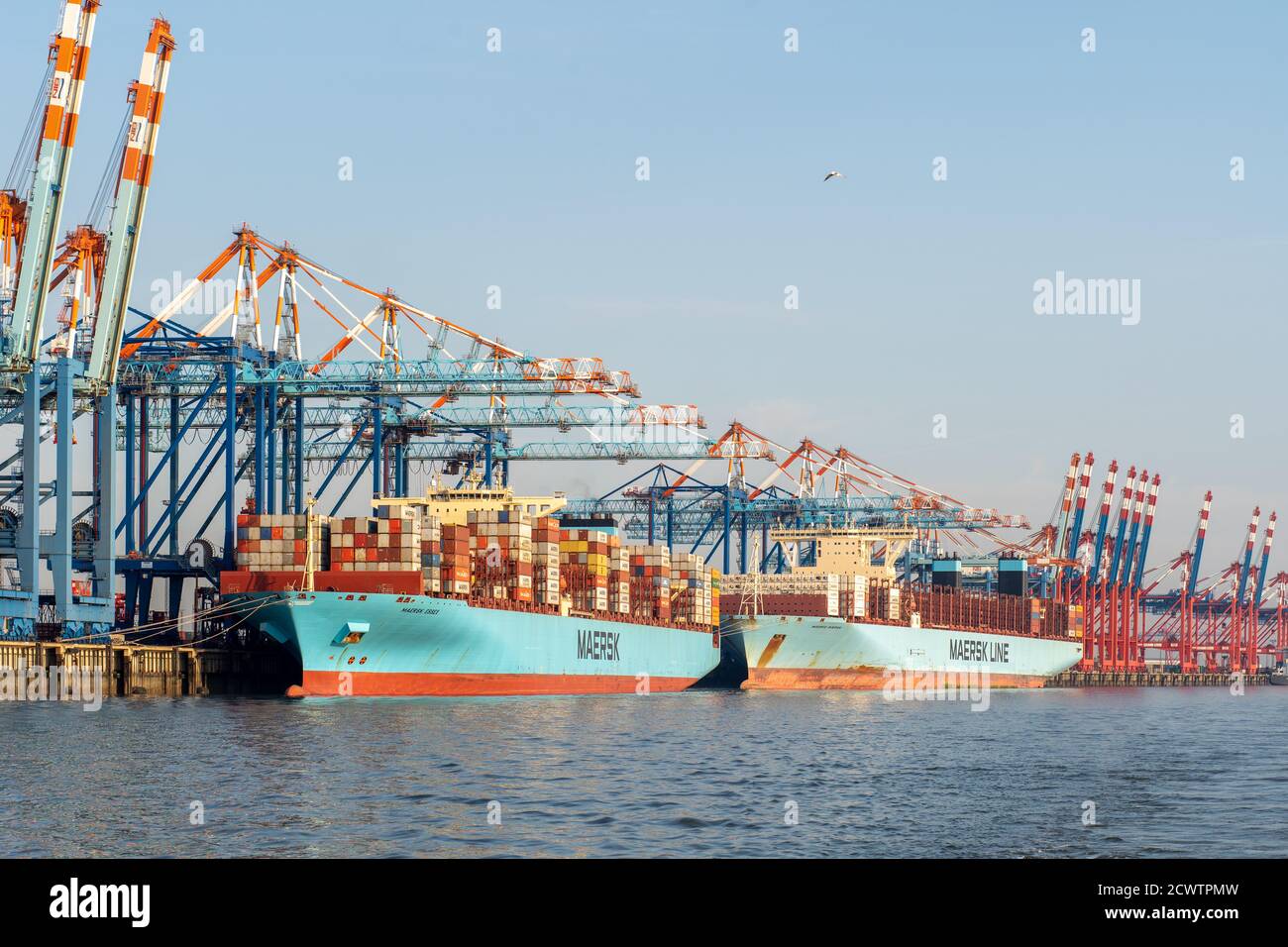EUROGATE Container terminal Bremerhaven Banque D'Images