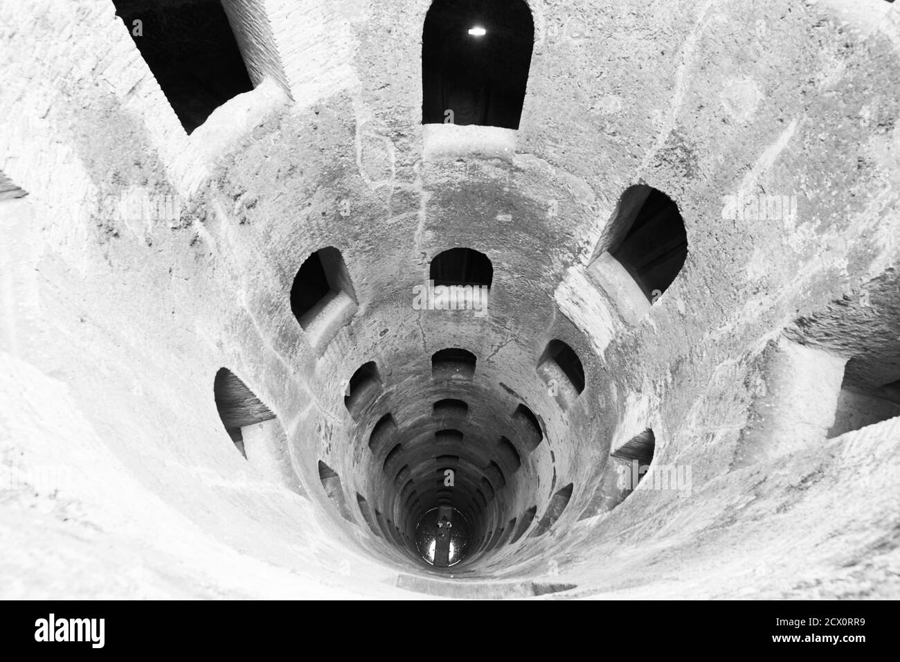 Pozzo di San Patrizio à Orvieto, Italie Banque D'Images