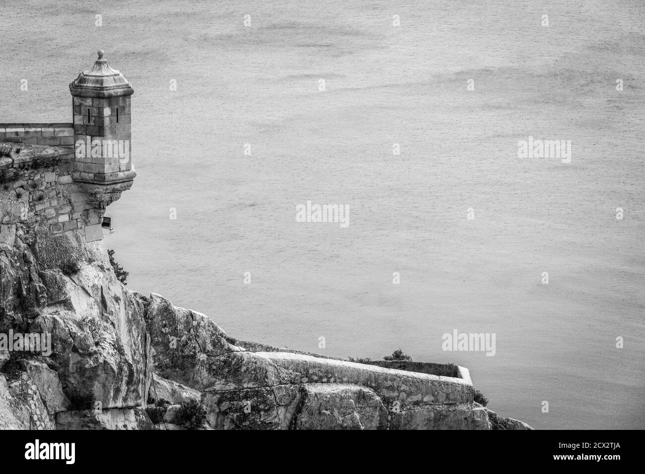 Château d'Alicante Banque D'Images