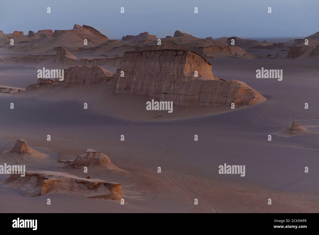 Kaluts la région du désert du Lut. Le meilleur endroit sur terre. L'Iran Banque D'Images