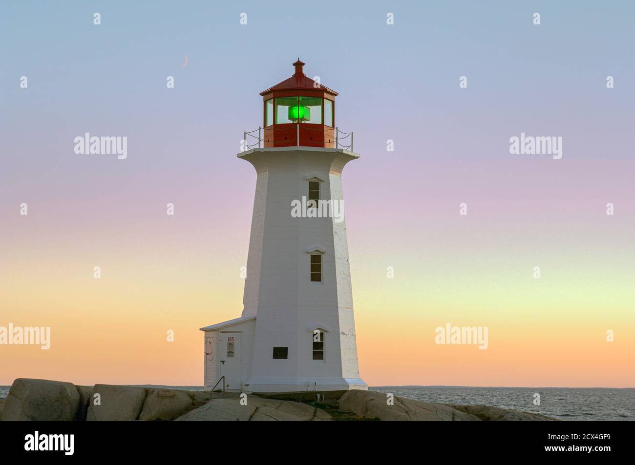 Canada, Maritimes, Nouvelle-Écosse, Municipalité régionale de Halifax, baie St. Margarets, Peggy's Cove, Banque D'Images