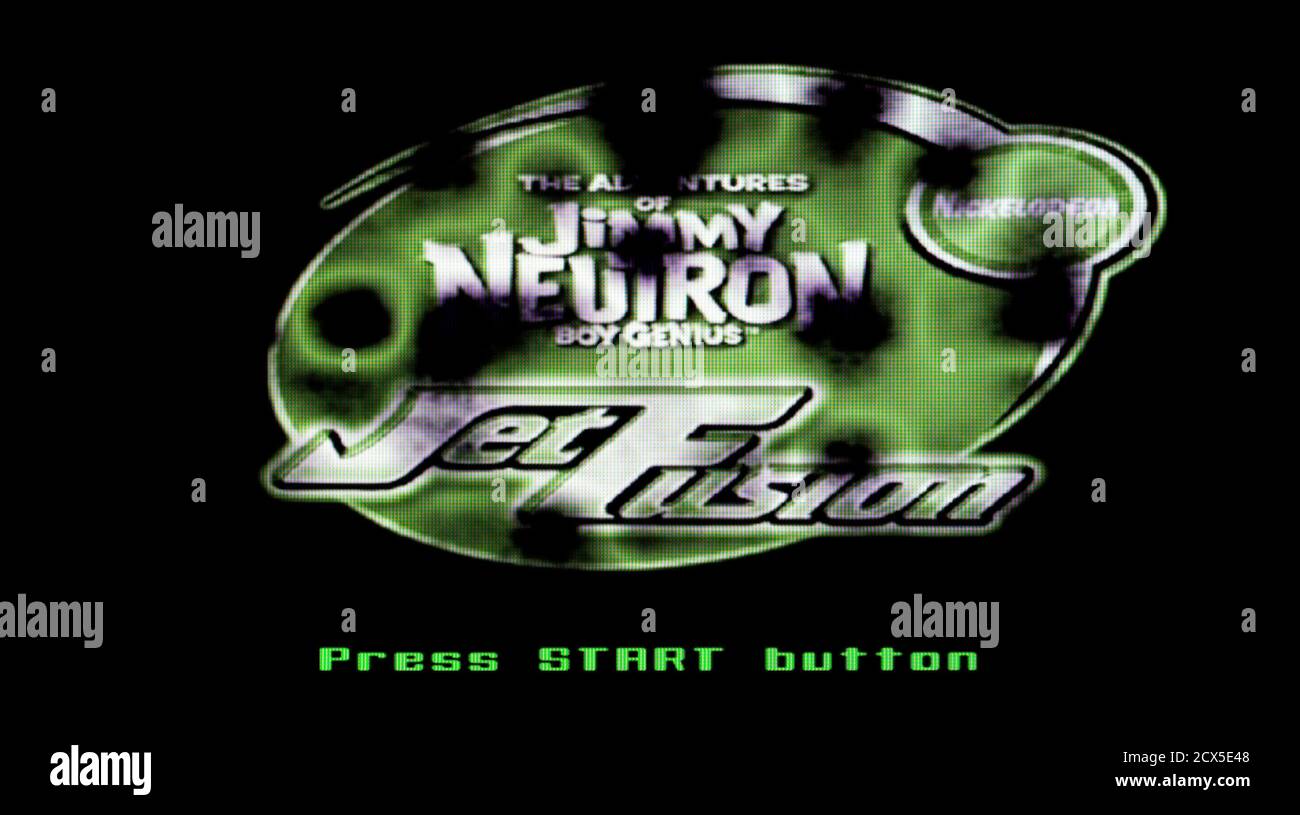 Jimmy Neutron Jet Fusion - Sony PlayStation 2 PS2 - Usage éditorial uniquement Banque D'Images