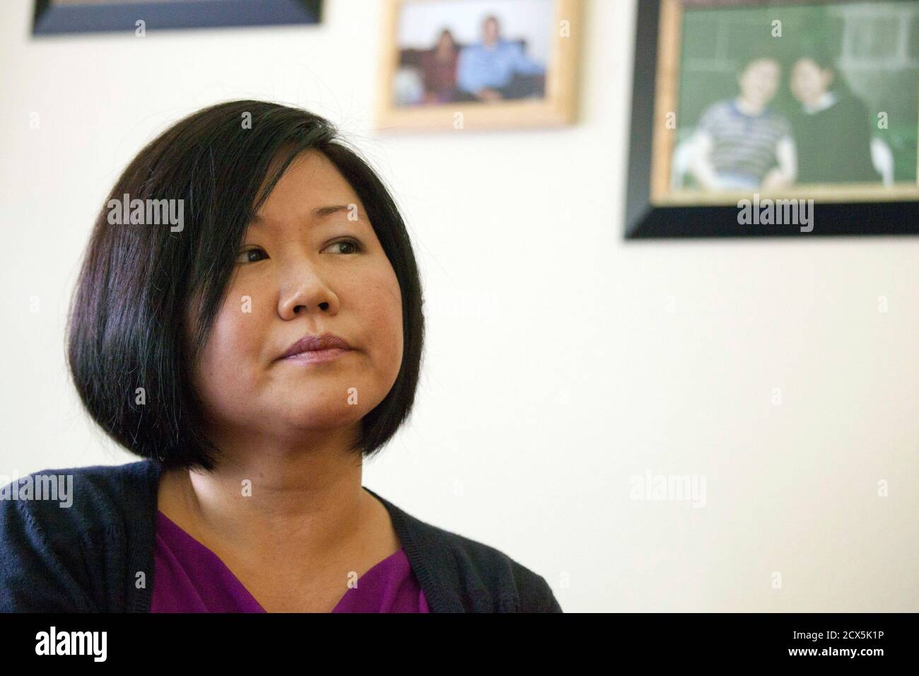 Terri Chung, sister of Kenneth Bae, is pictured during an interview with  Reuters in Lynnwood, Washington August 7, 2013. Letters sent home by  Kenneth Bae, a . citizen imprisoned in North Korea