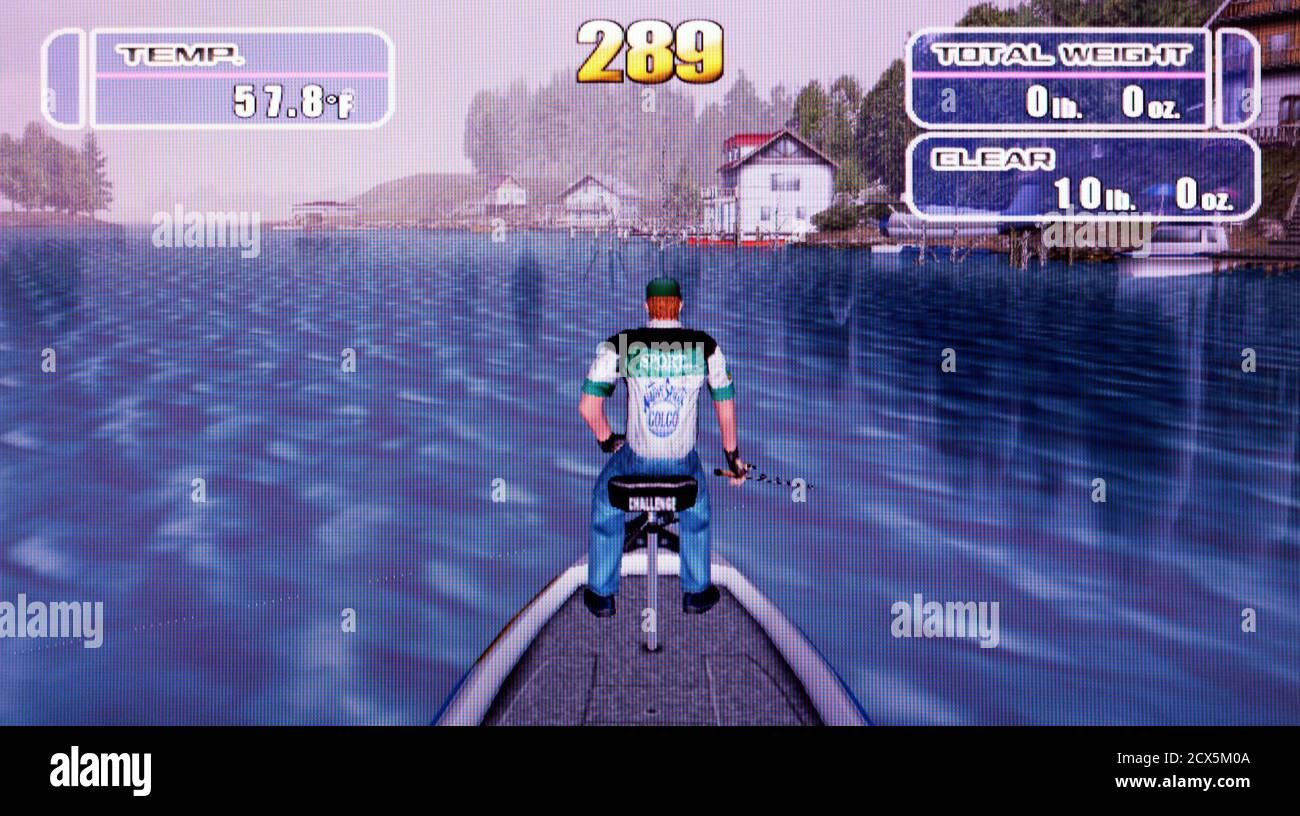 Mark Davis Pro Bass Challenge - Sony PlayStation 2 PS2 - usage éditorial seulement Banque D'Images