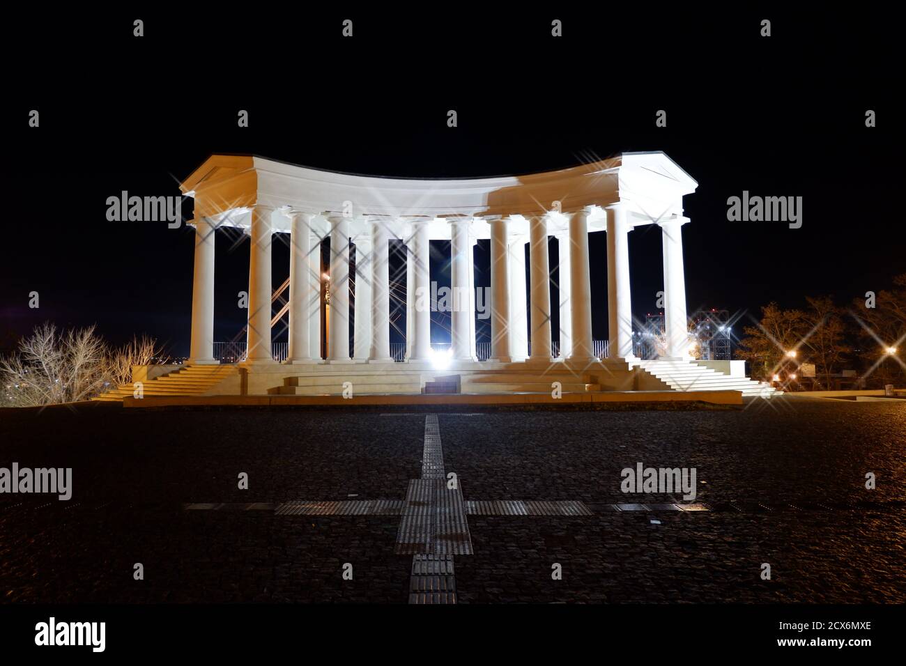 La Colonnade du Palais de Vorontsov Odesa Ukraine Banque D'Images