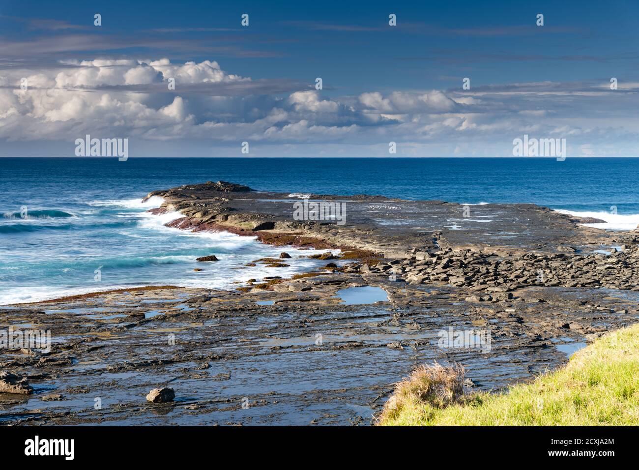 Réserve Black Head, vue sur la côte de Gerroa, sur la côte sud de la Nouvelle-Galles du Sud, en Australie Banque D'Images