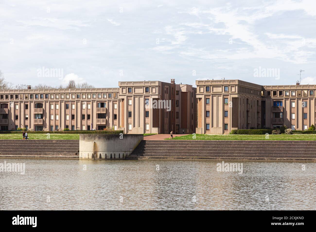 Arcades du Lac, Saint-Quentin-en-Yvelines, Montigny-le-Bretonneux, France Banque D'Images