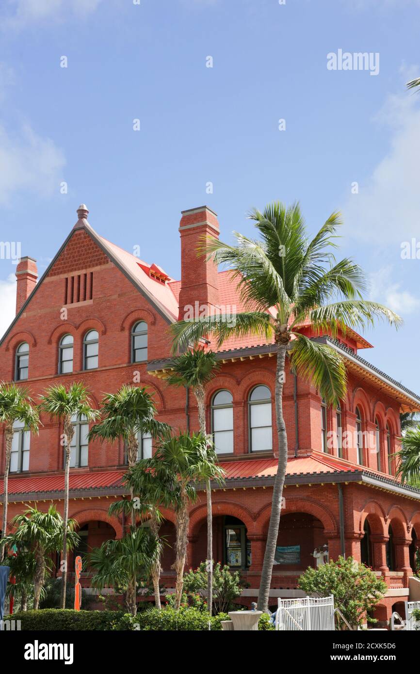 Key West Museum of Art & History, Key West Florida, États-Unis Banque D'Images Key West Museum of Art & History, Key West Florida, États-Unis Banque D'Images