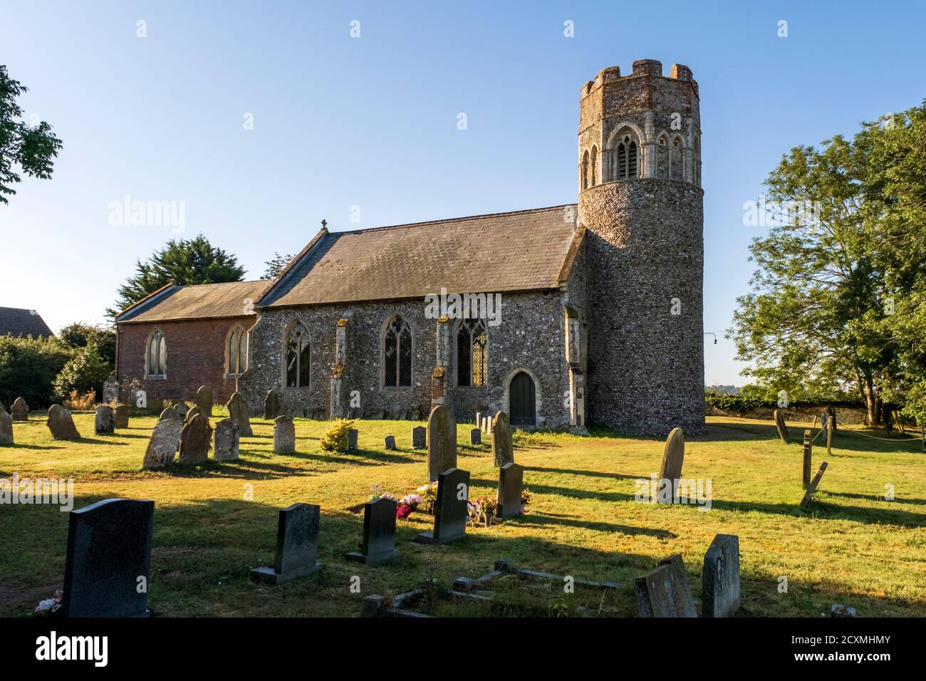 Église Saint-Pierre aux Repps avec Bastwick à Repps, Norfolk, Angleterre Banque D'Images