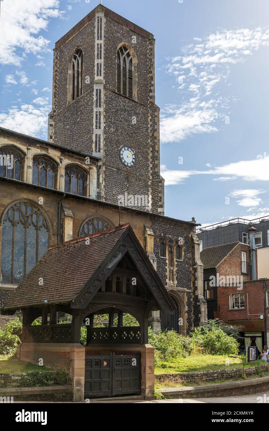 Église St Andrew, Centre-ville de Norwich, Norfolk, Angleterre Banque D'Images