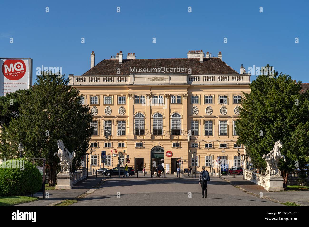 DAS Museumsquartier MQ à Wien, Österreich, Europa | Museumsquartier MQ à Vienne, Autriche, Europe Banque D'Images