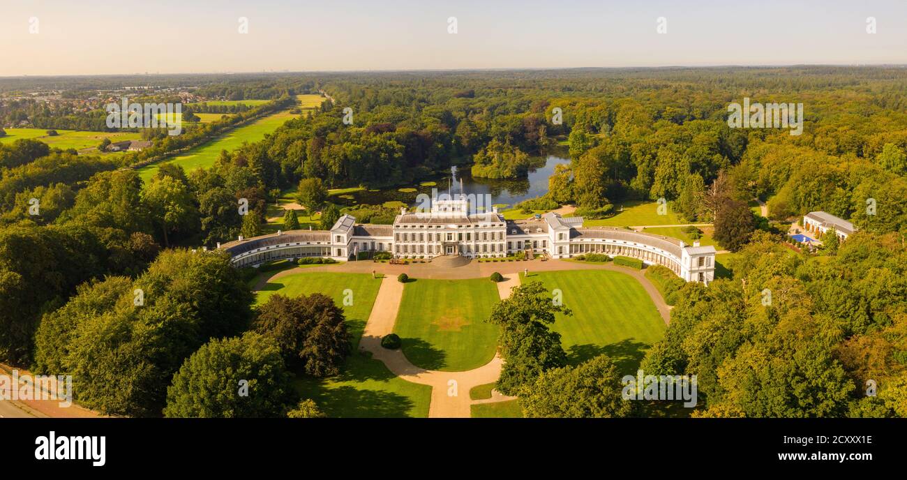 Royal Palace Soestdijk pays-Bas depuis les airs Banque D'Images