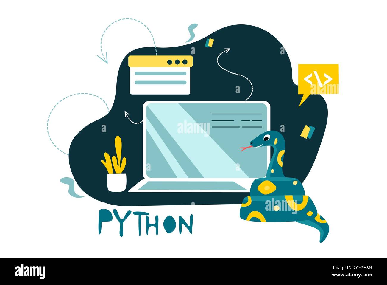Symbole De Langage De Code Python Programmation Du Codage Et | Hot Sex ...