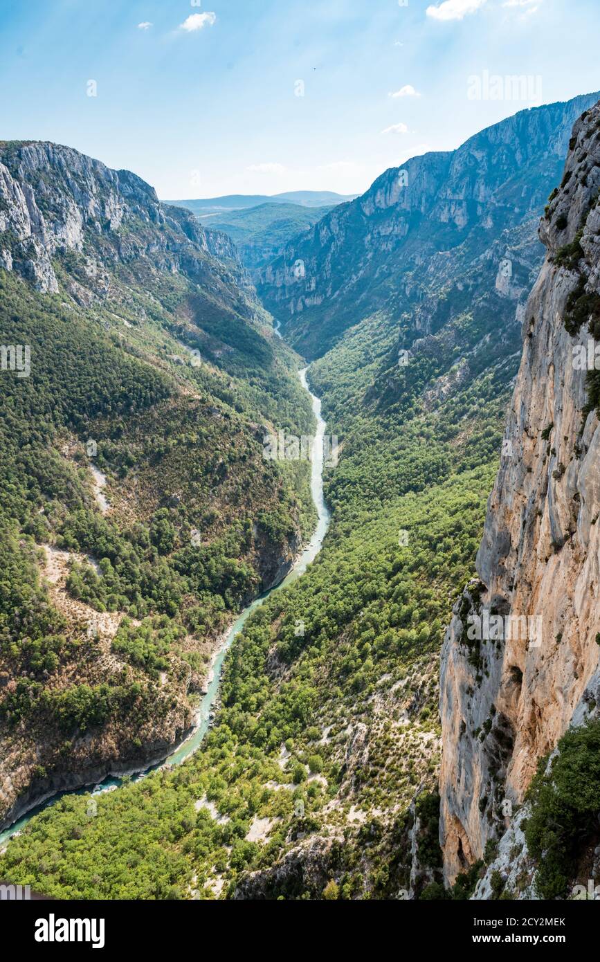 Gorges du Verdon Banque D'Images