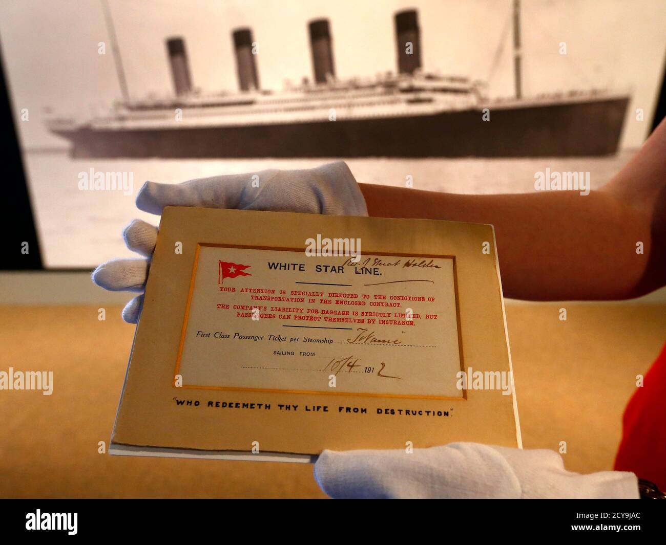 Titanic Billet Banque d'image et photos Alamy