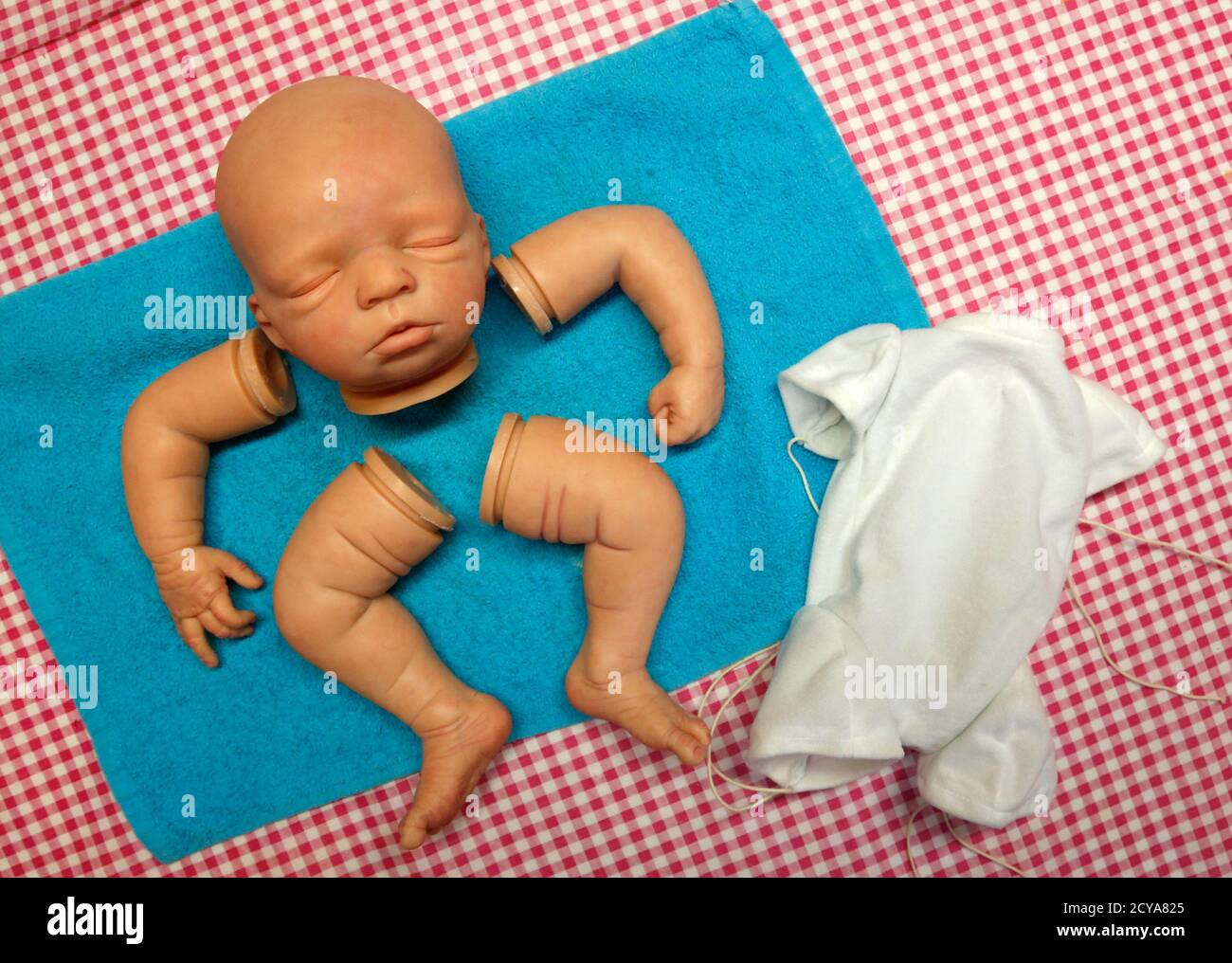 A Reborn Baby Kit Is Seen At Belgian Artist Beatrice Van Landeghem S Workshop Called La Nurserie Des Tis Lous De Bea In La Louviere Southern Belgium August 8 13 Reborn Babies Are A Reborn Baby Kit Is Seen At Belgian Artist Beatrice Van Landeghem S Workshop Called La Nurserie Des Tis Lous De Bea In La Louviere Southern Belgium August 8 13 Reborn Babies Are