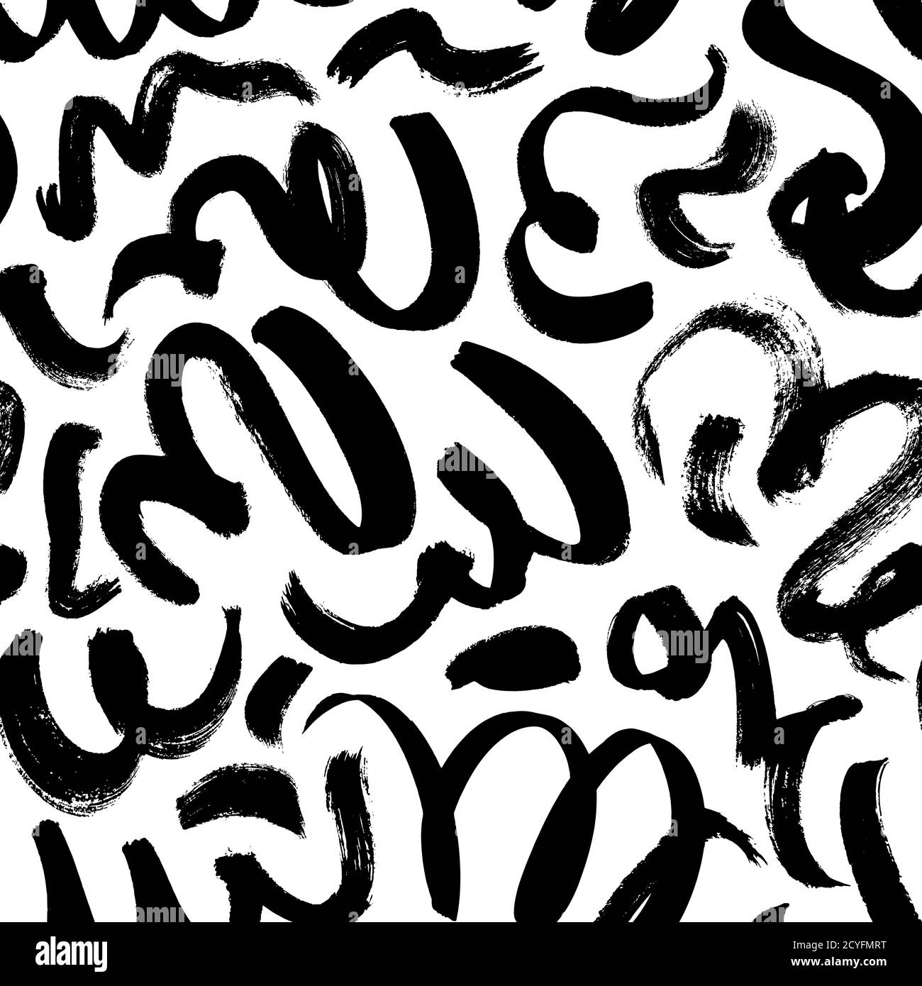 Formes à balayage vectorisées sans couture Illustration de Vecteur