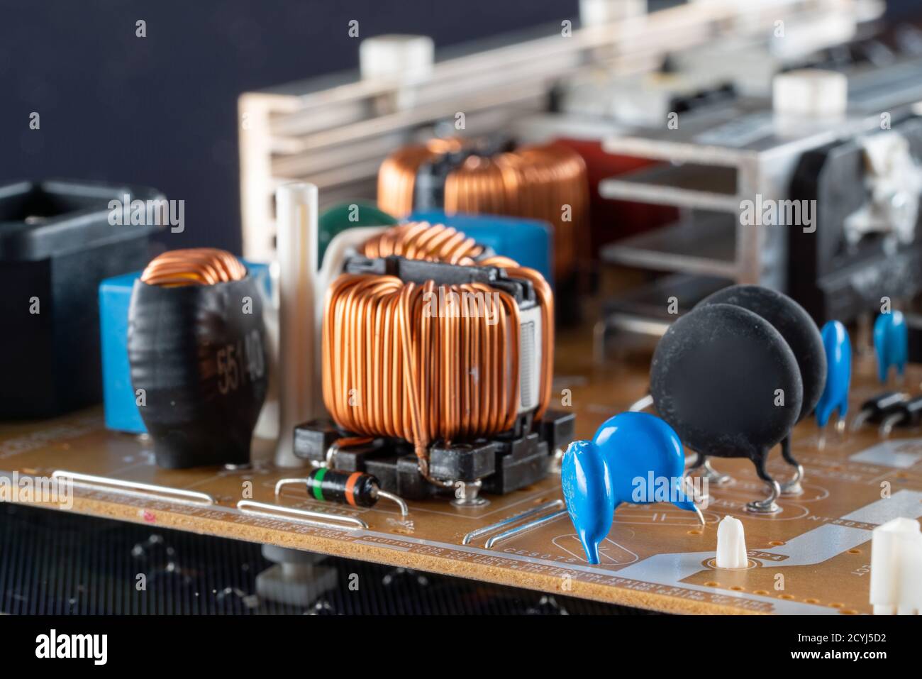 Alimentation de ci avec transistor mosfet Banque D'Images