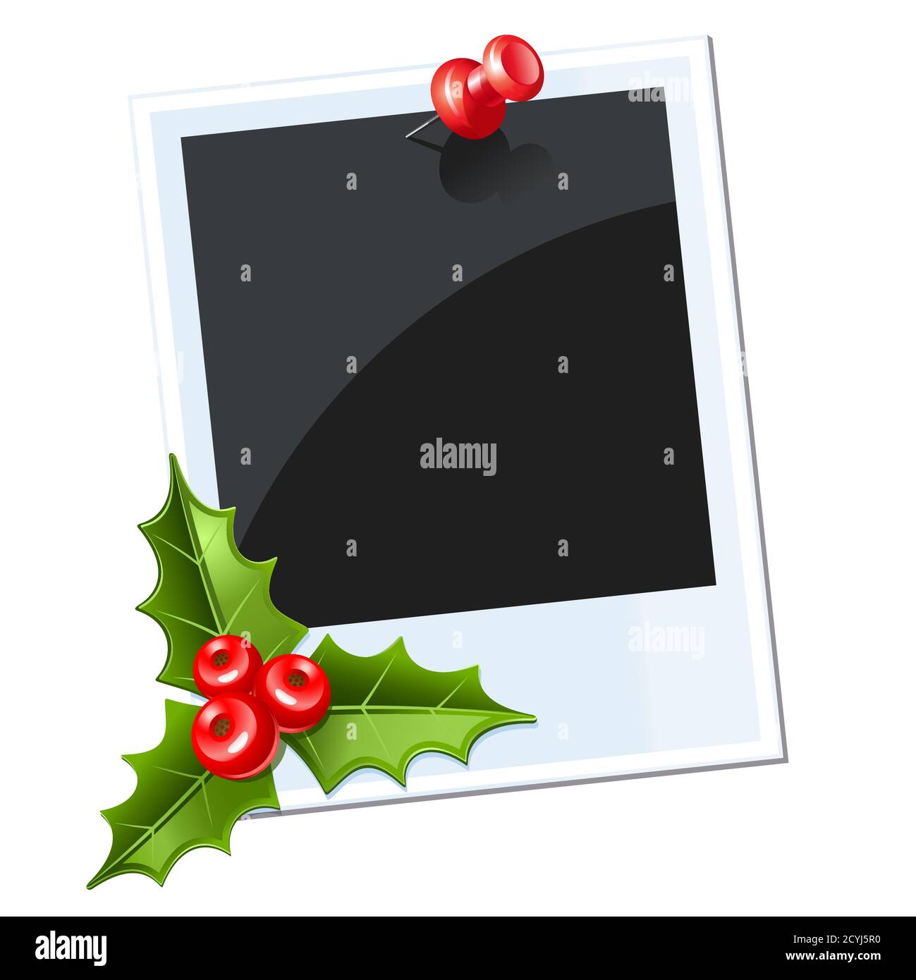 photo avec pouce rouge Illustration de Vecteur