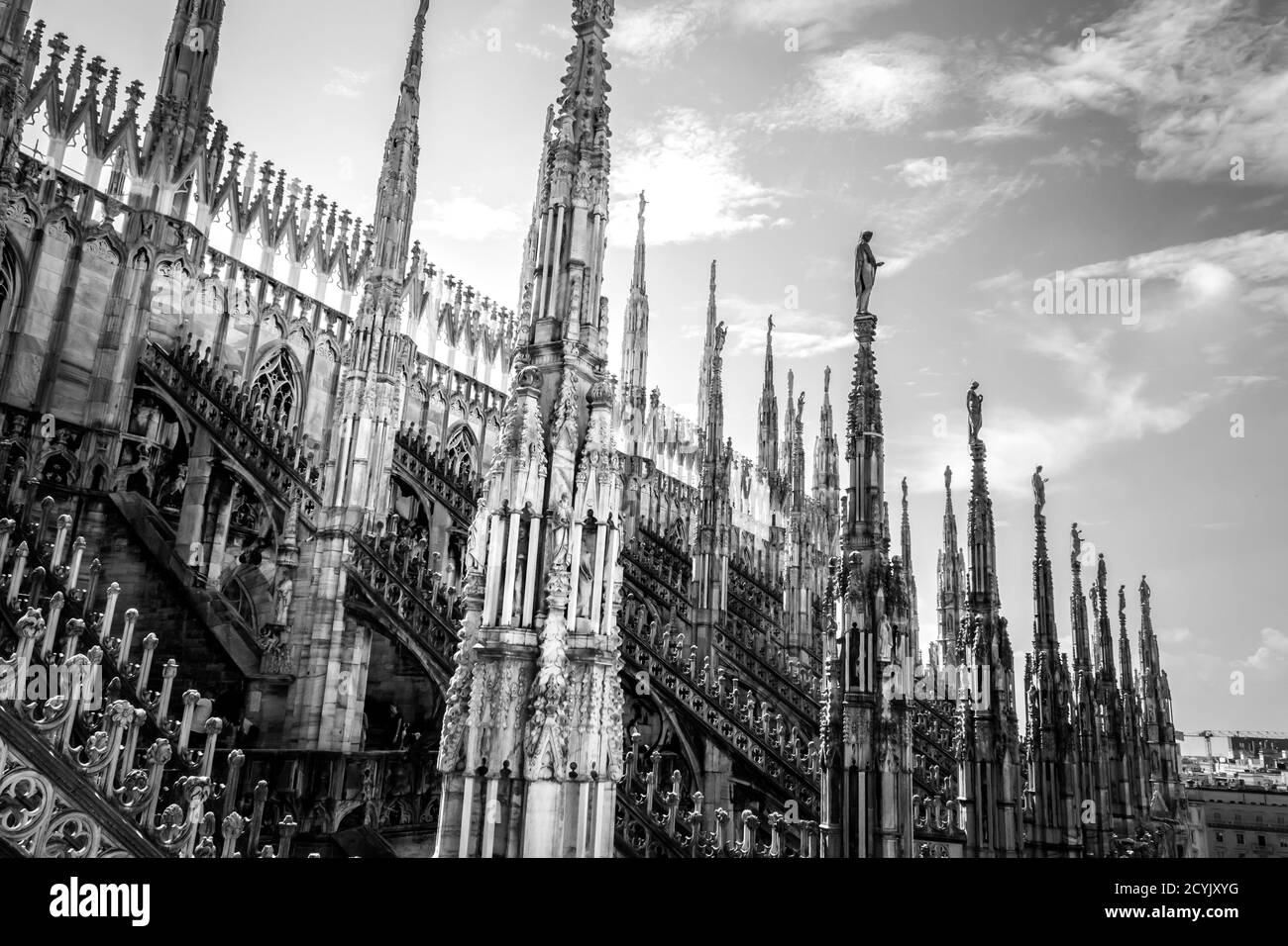 Cathédrale de Milan (Duomo di Milano), Italie, Europe Banque D'Images