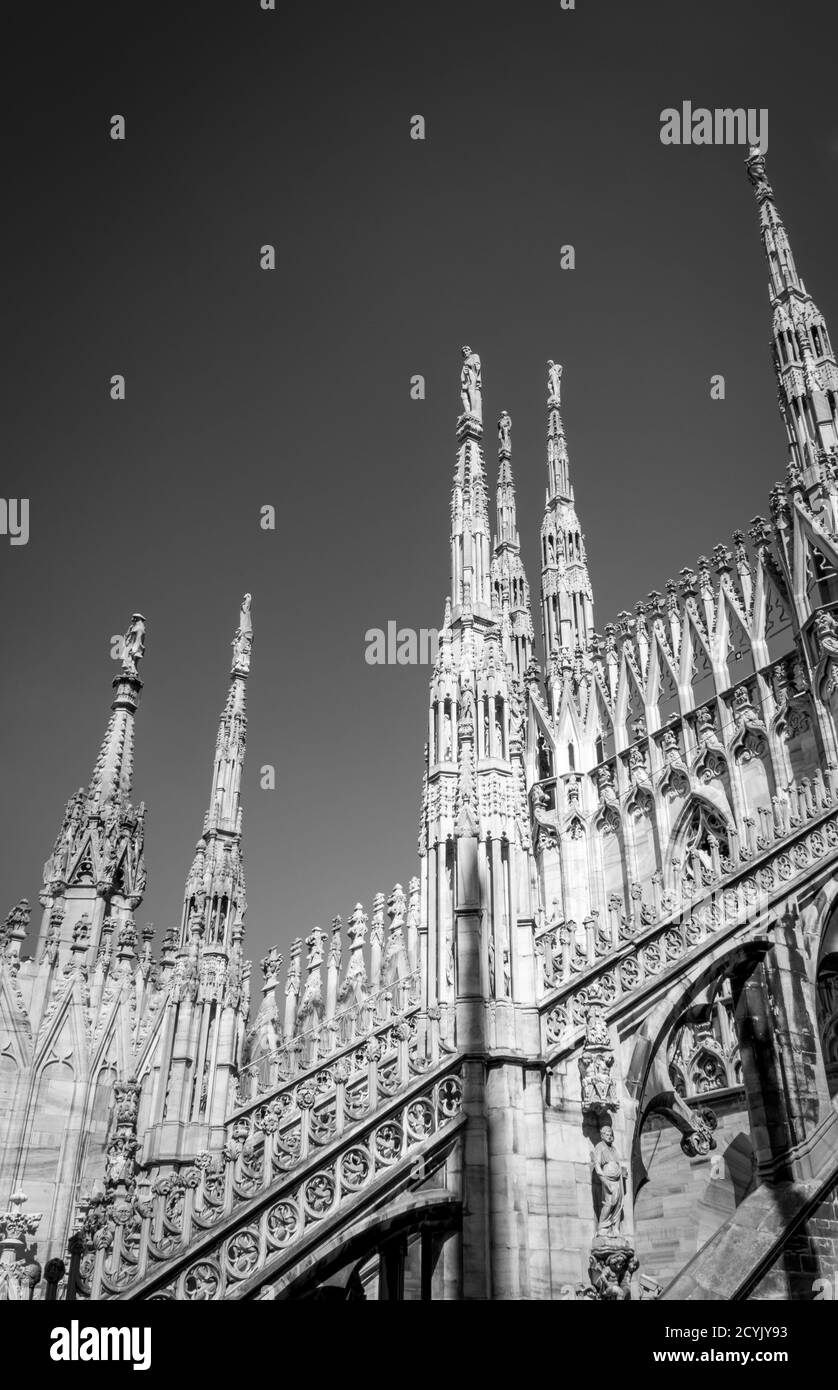 Cathédrale de Milan (Duomo di Milano), Italie, Europe Banque D'Images
