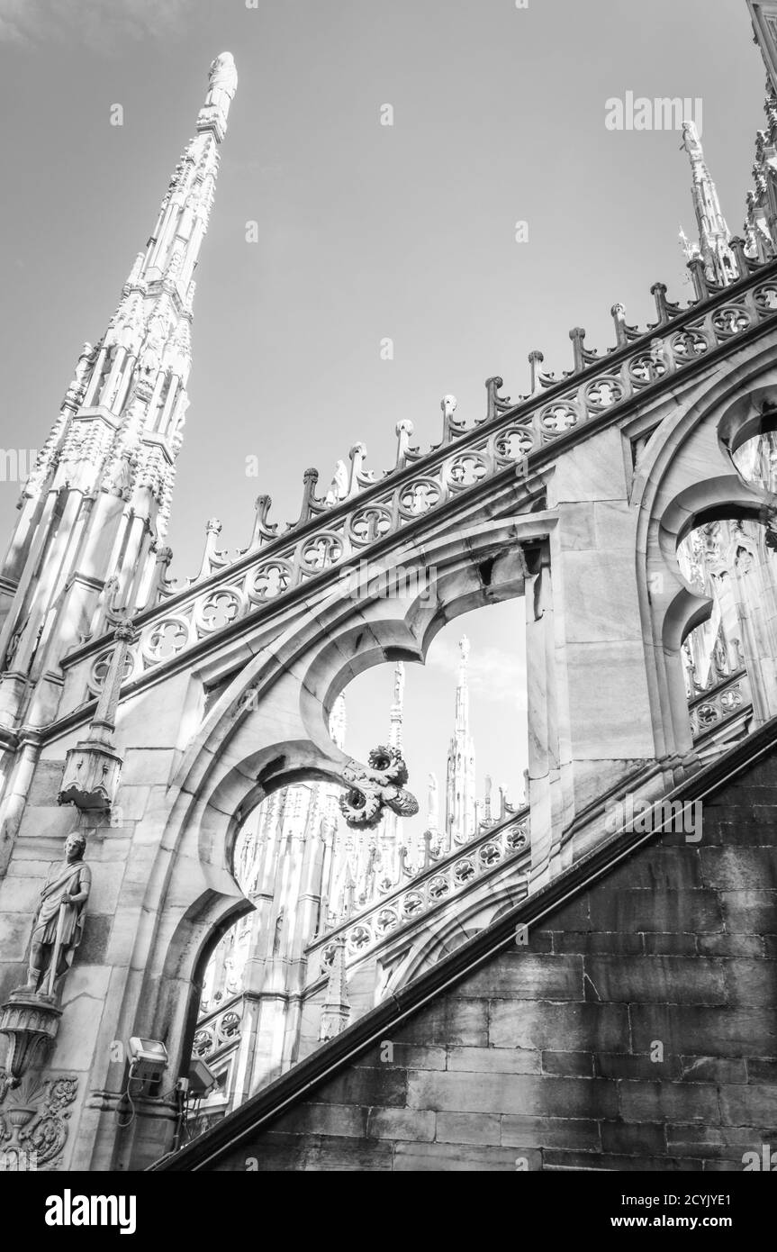 Cathédrale de Milan (Duomo di Milano), Italie, Europe Banque D'Images