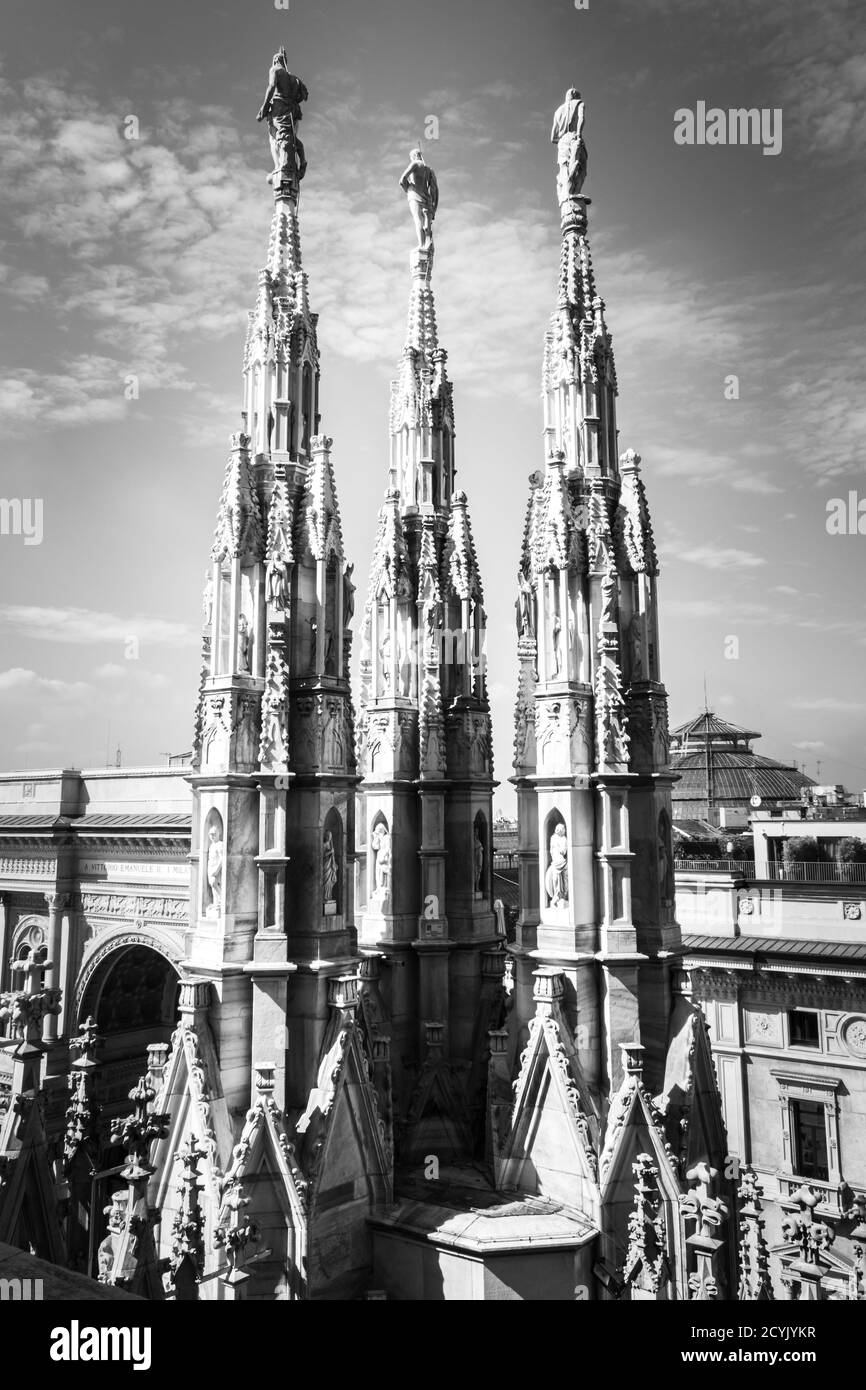 Cathédrale de Milan (Duomo di Milano), Italie, Europe Banque D'Images