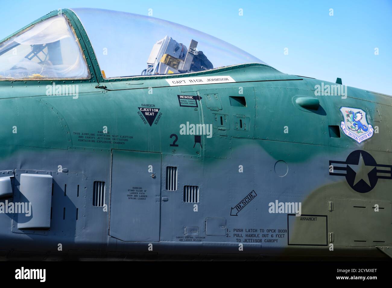 Avion à succès Fairchild A-10 Banque D'Images