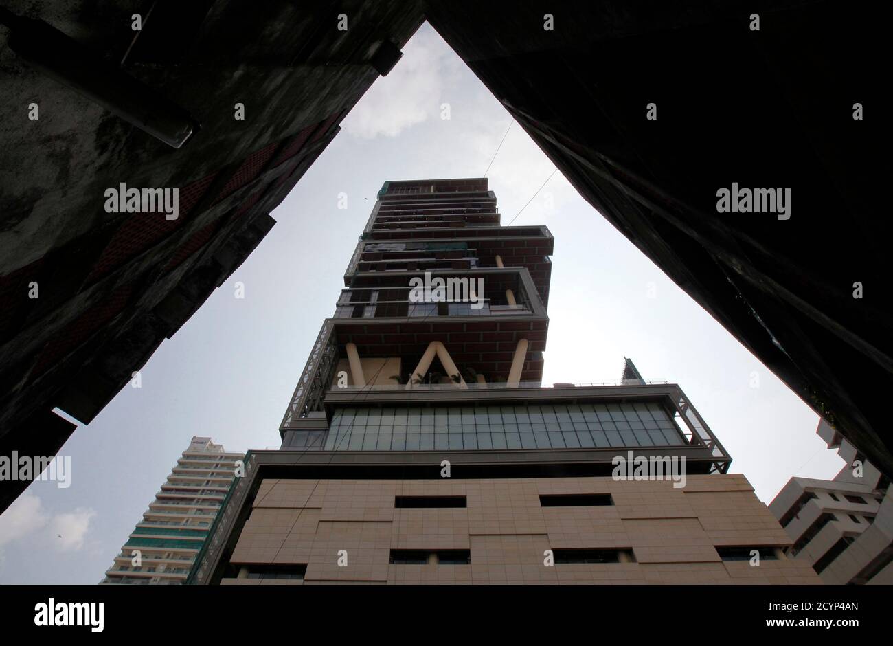 The house of Mukesh Ambani, chairman of Indian energy company Reliance