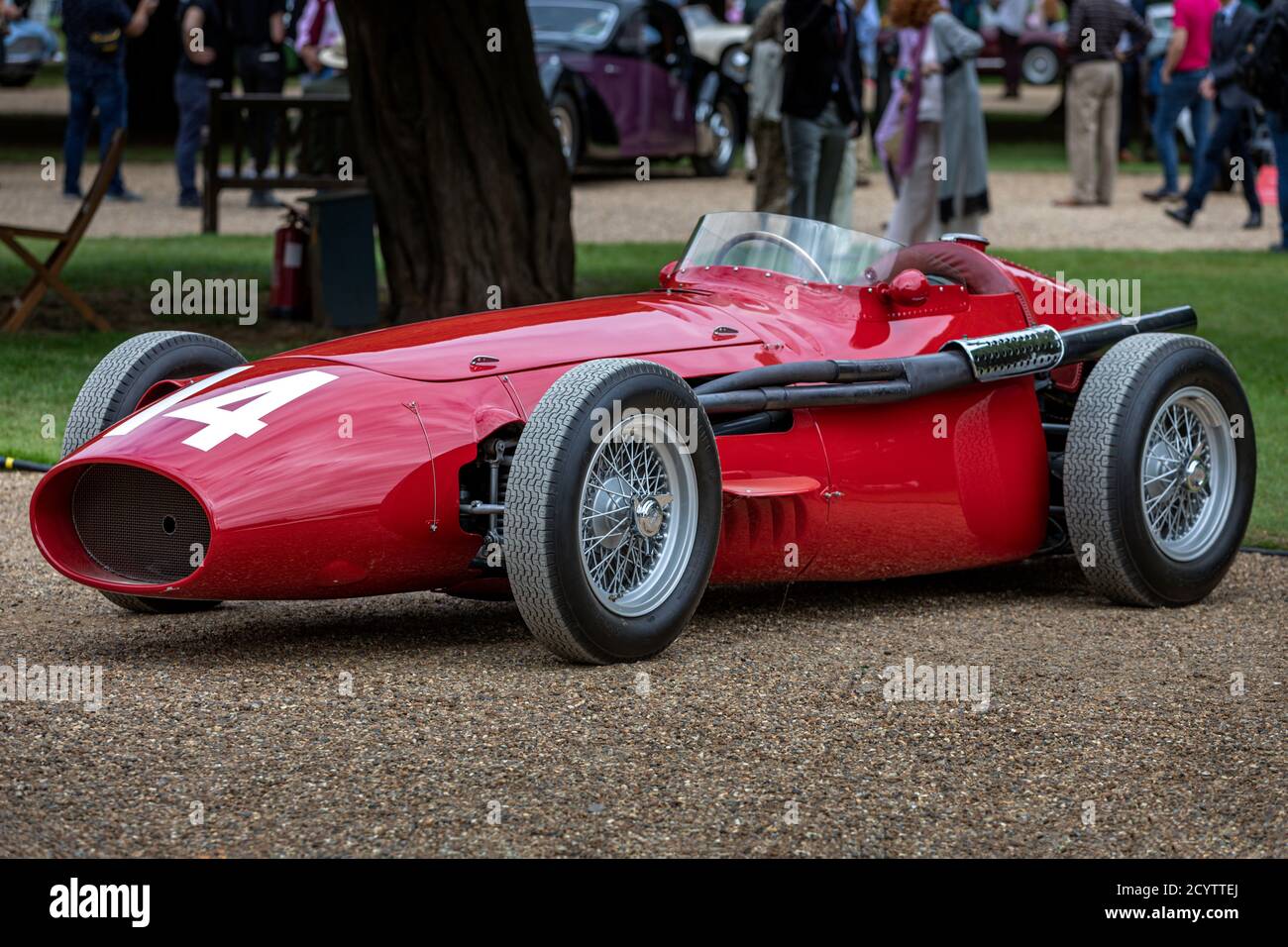 Maserati 250F 1954 , Concours d'élégance 2020, Hampton court Palace, Londres, Royaume-Uni Banque D'Images