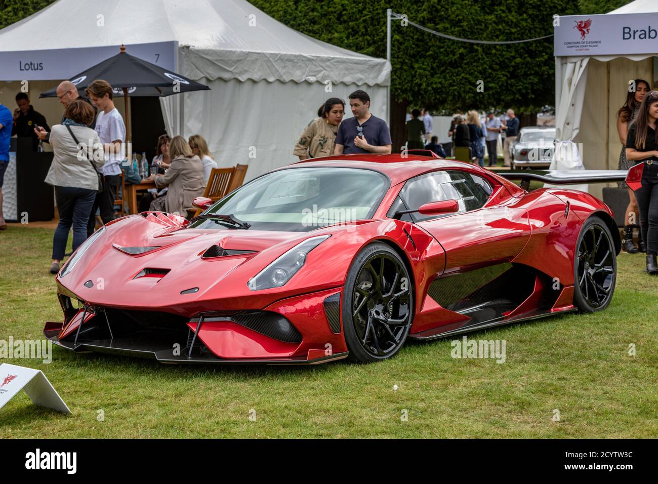 Brabham BT62, Concours of Elegance 2020, Hampton court Palace, Londres, Royaume-Uni Banque D'Images
