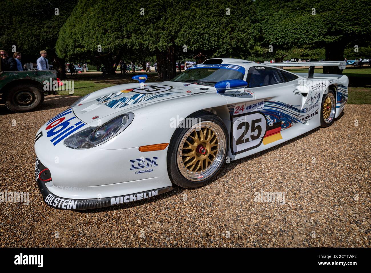 PORSCHE 911 GT1 LEMANS 1997 #25 AUTO art signature