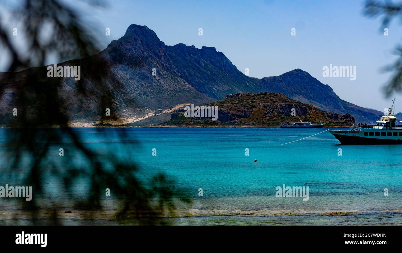 Île de Balos Banque D'Images