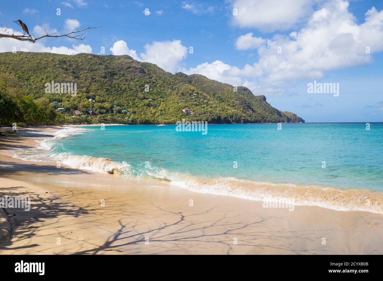 Saint-Vincent-et-les Grenadines, Bequia, Lower Bay Banque D'Images