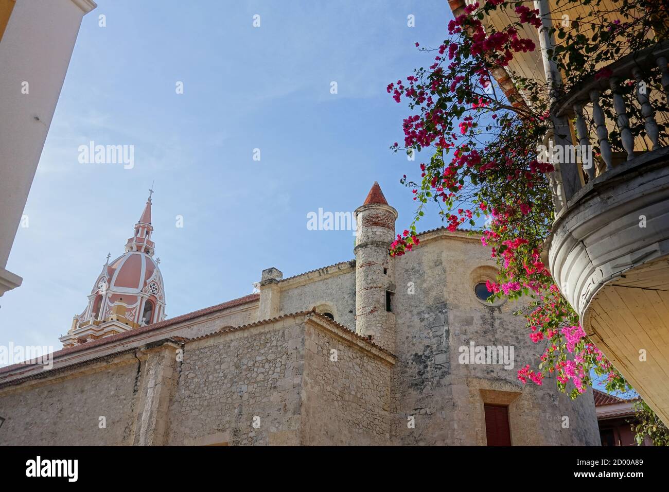 La ville fortifiée de Cartagena - Catedral de Santa Catalina De Alejandría 2020 Banque D'Images