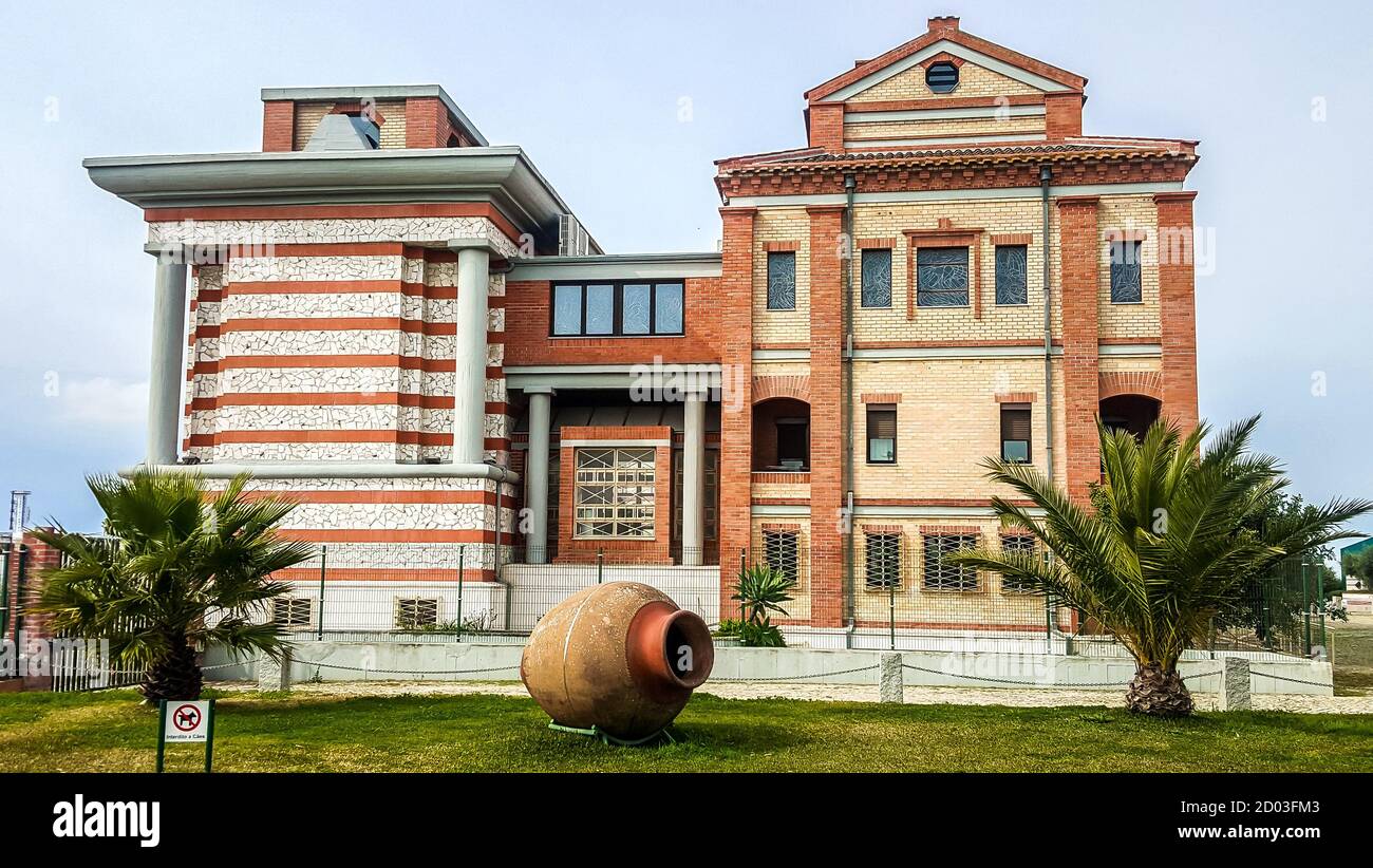 Construction du Sanctuaire du Christ Roi (Cristo Rei). Lisbonne, Portugal. Banque D'Images