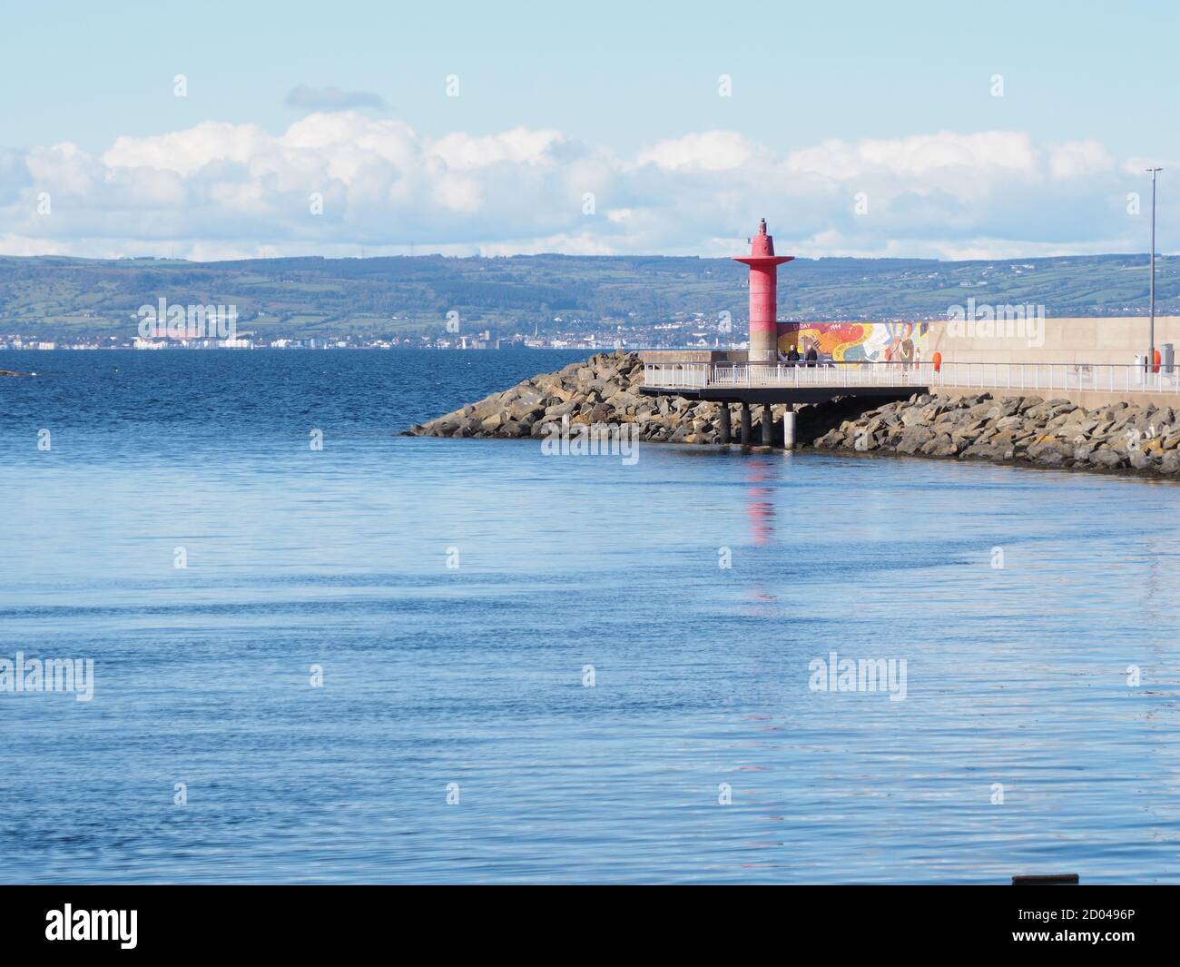 Eisenhower Pier, Bangor, Irlande du Nord, Royaume-Uni Banque D'Images
