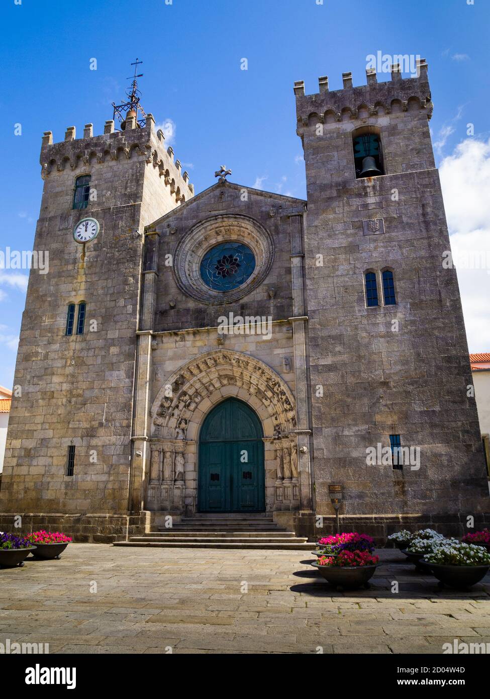Cathédrale de Viana do Castelo (Portugais: Igreja Matriz de Viana do Castelo/Catedral de Viana do Castelo/Sé de Viana do Castelo), l'ap du XVe siècle Banque D'Images