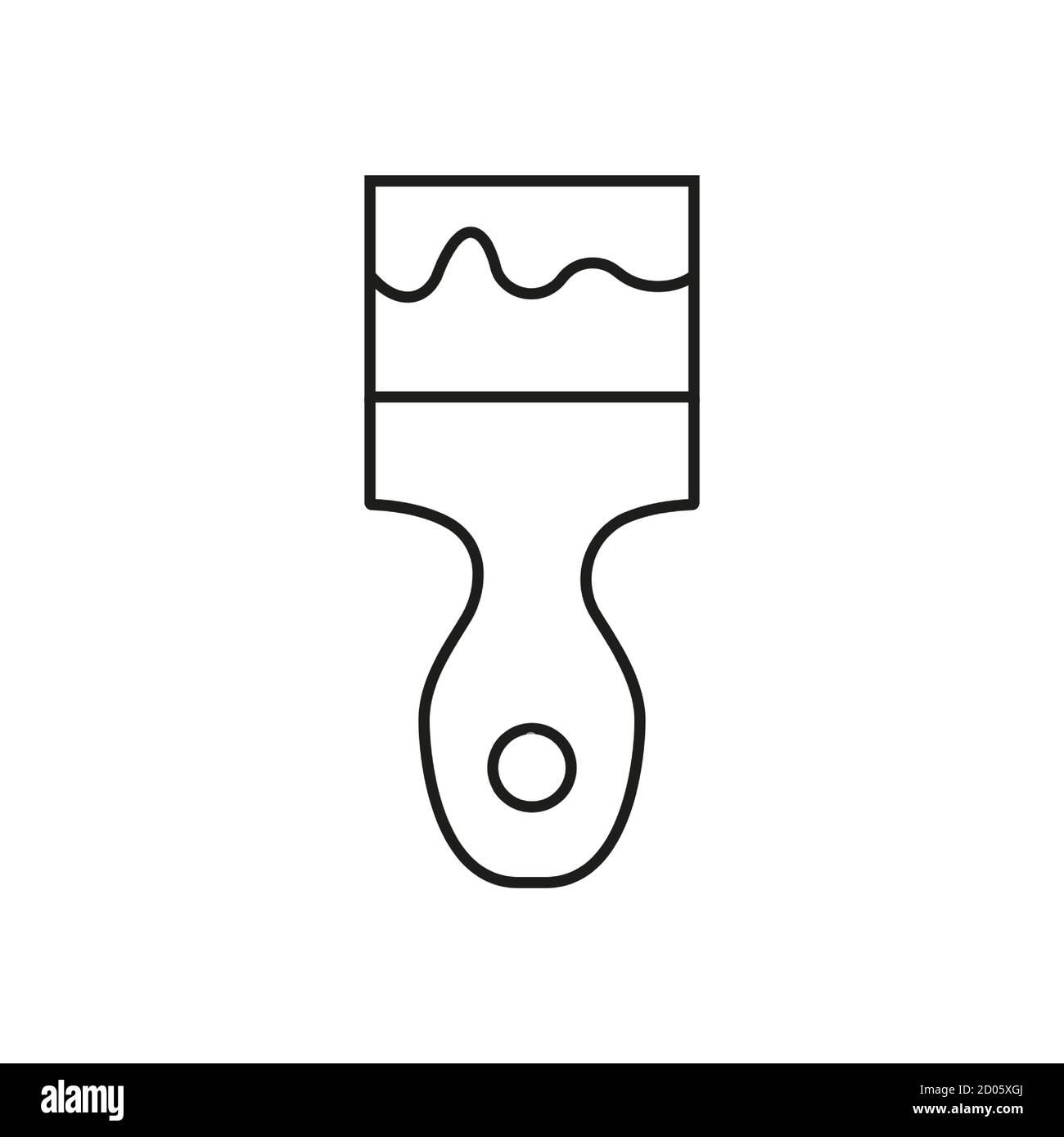 Icône de forme élément de l'icône de bâtiment pour le concept mobile et les applications Web. L'icône de forme fine peut être utilisée pour le Web et le mobile. Icône Premium sur blanc Illustration de Vecteur