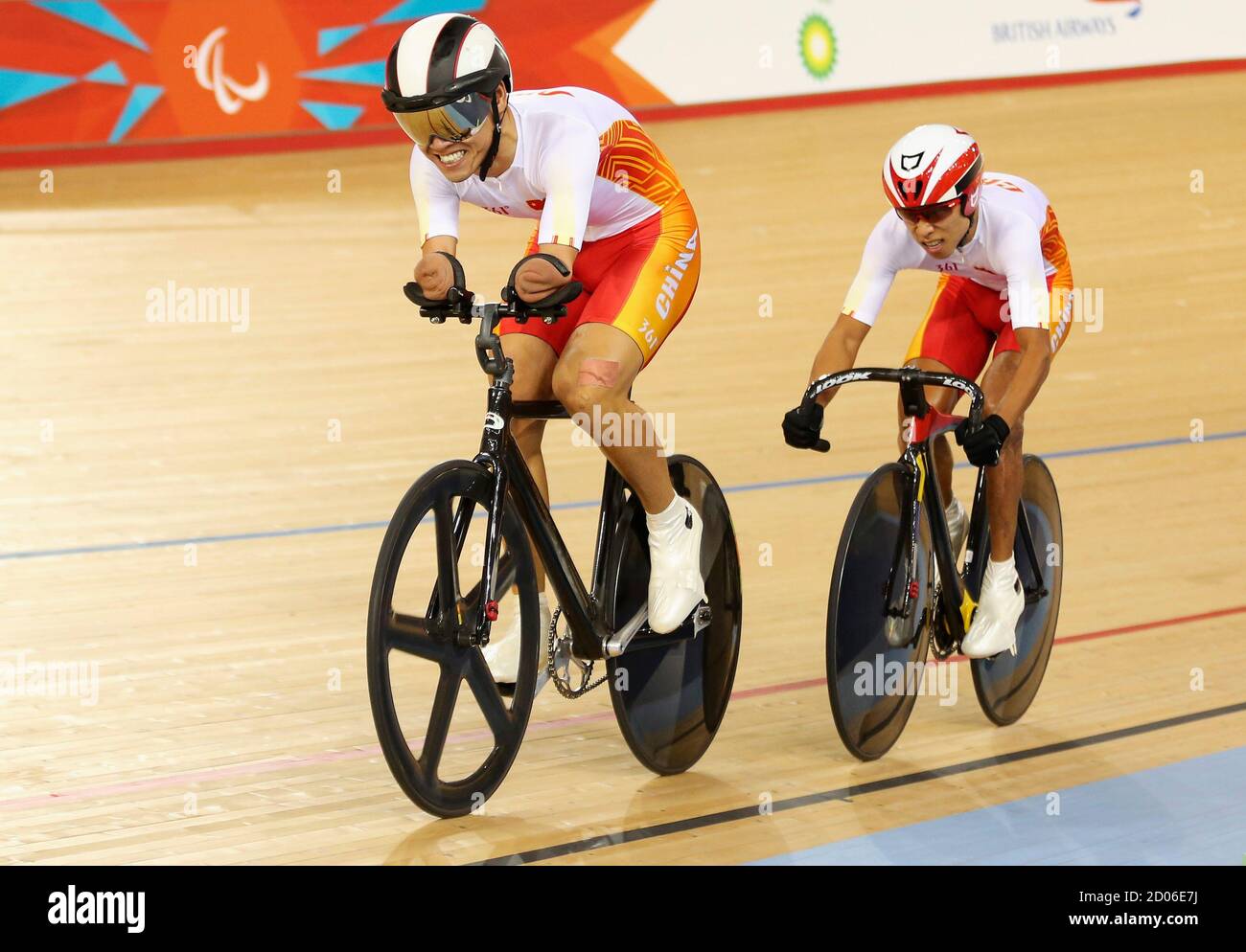 Xinyang Liu of China's track cycling 